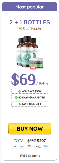 Kerassentials buy now 3 bottles