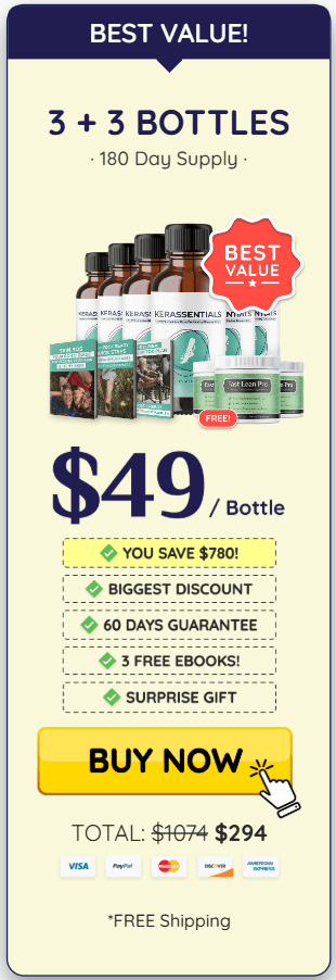 Kerassentials buy now 6 bottles