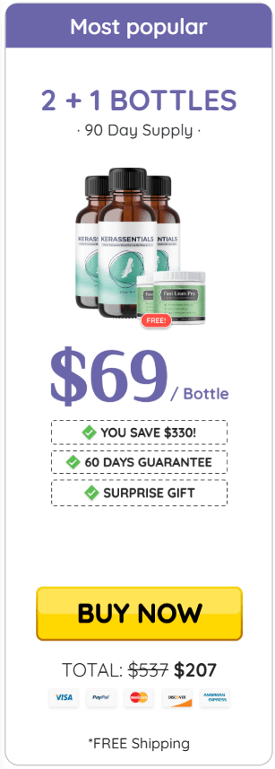 Kerassentials buy now 3 bottles